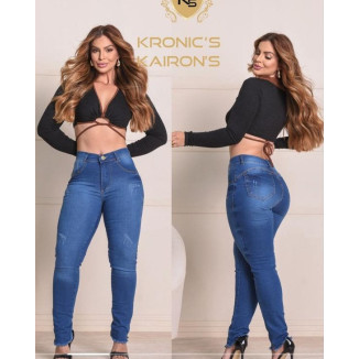 Calça Feminina Barra Desfiada